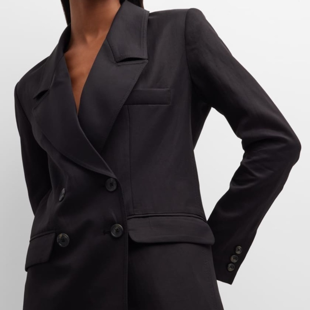 Gorgeous Smythe Oversized Double-Breasted Blazer - Sz. L - Picture 9 of 11